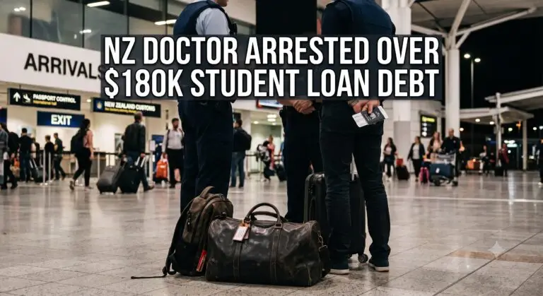NZ Student Loan Border Arrest